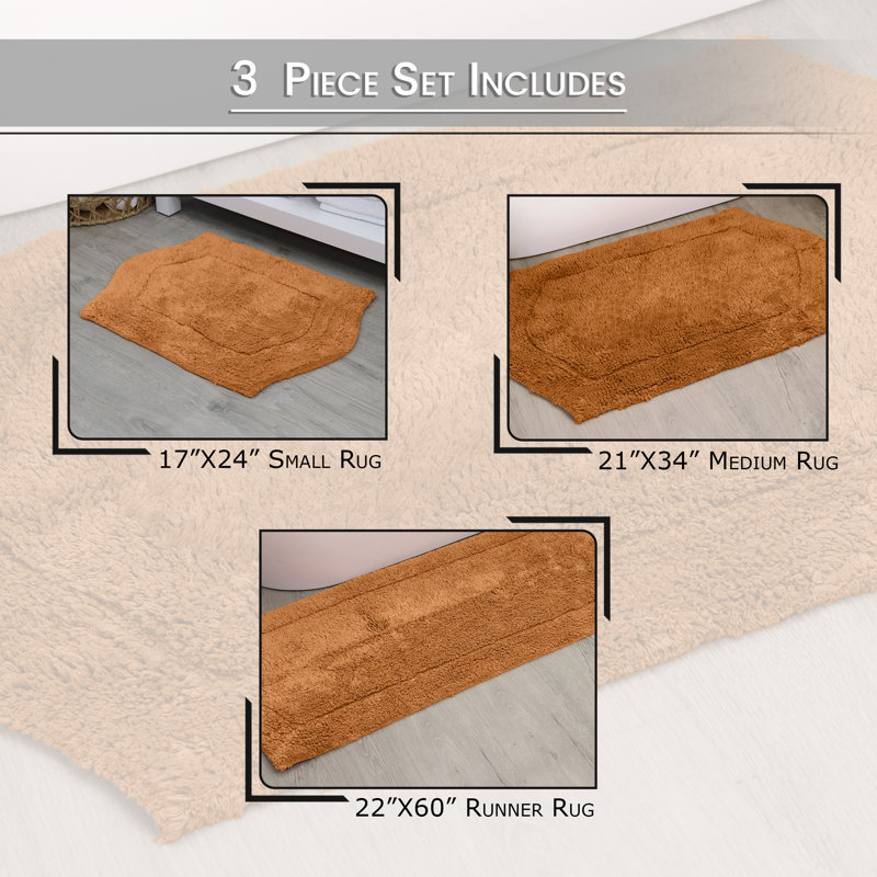 Morissette bathroom rug, Terracotta
