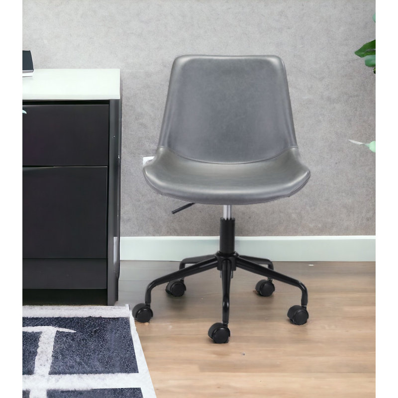 Chaise de travail Abyade, Noir