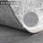 Vintage Washable Runner Rug – Non-Slip, Low Pile, Retro Indoor Carpet for Kitchen, Entryway, Laundry, Beige-Grey-12030347