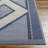 Bradli Rectangle Machine Woven Polypropylene Area Rug in Blue-70927694