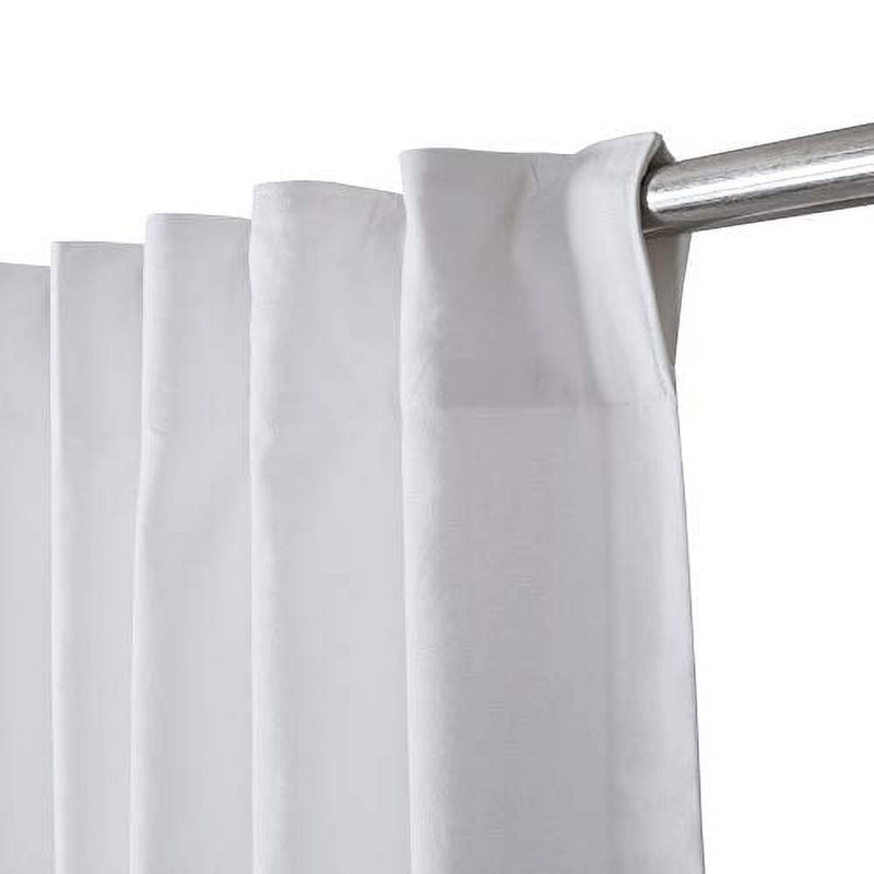 100% Cotton Canvas Tab Top Curtain Panels (50 x 84) Set of 2, 50" W x 84" L