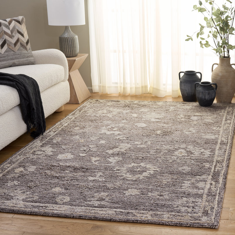 Kenya Hand Tufted Wool; Cotton Oriental Indoor Rug, 5'-0" x 8'-0" Rectangle