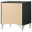 Malcolm Black 2-Drawer Nightstand Bedside Table