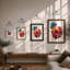 Rainbow Bloom Botanical - Framed Print-256682962-256682967