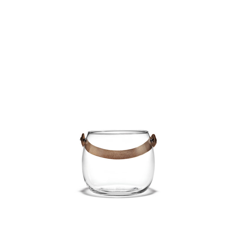 Pot en verre, H 4,7 po x l 6,1 po x P 6,1 po