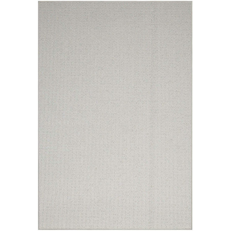 Ensemble de tapis géométriques touffetés géométriques ivoire, Ovale 2 pi x 3 pi
