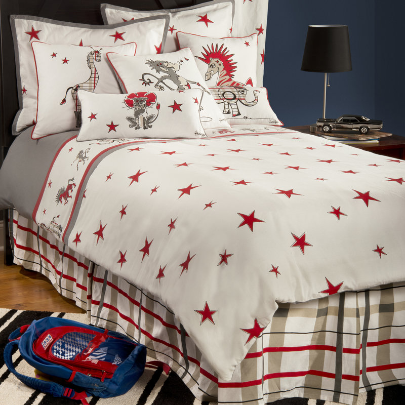 Ensemble d’or 110 fils, Édredon pour lit simple + 1 taie décorative stan