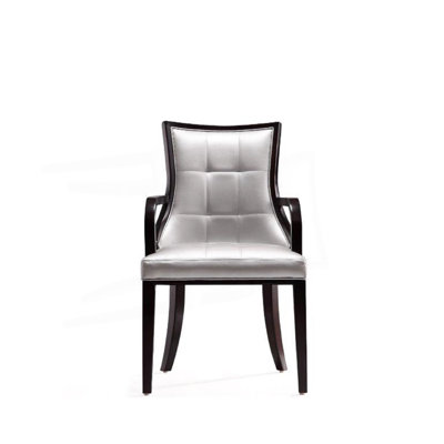 Chaise de salle à manger en argent