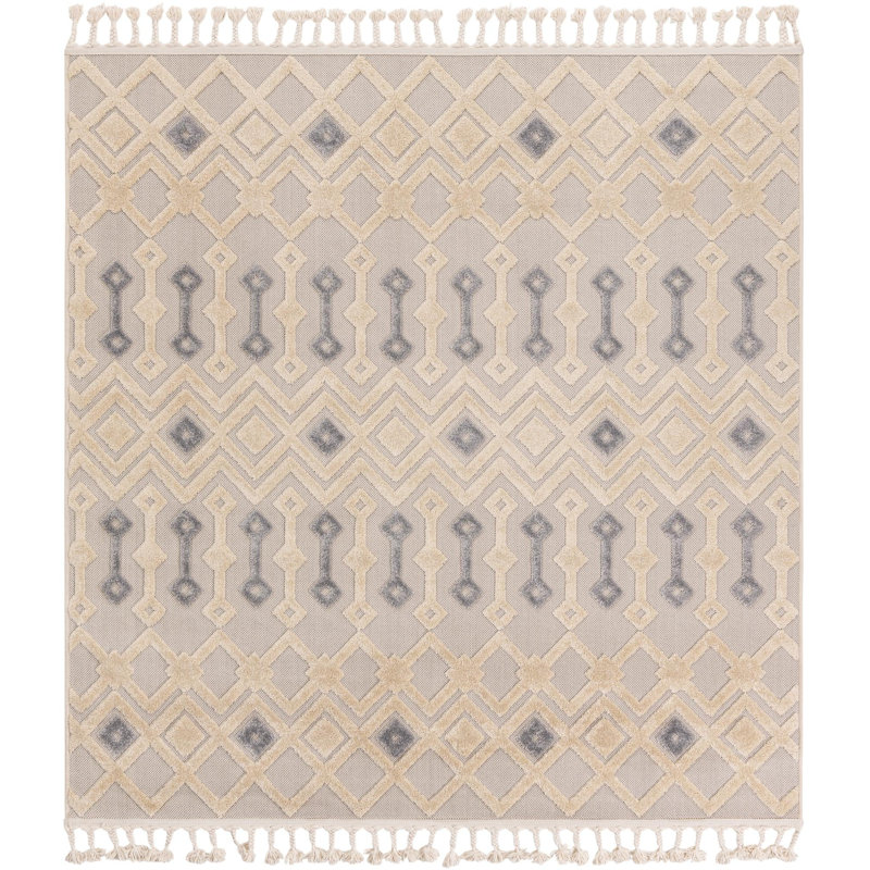 Alixs Abstract Indoor Rug, Square 6'1"