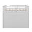 Lit mezzanine double avec 8 tablettes ouvertes-157930014