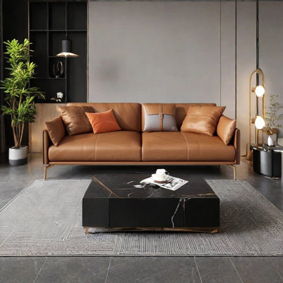 Simple modern business reception office sofa