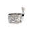 Grape Tabletop Wine Bottle Rack in Silver