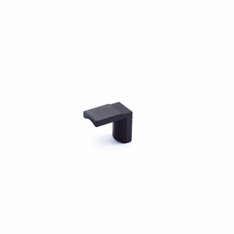 Poignée d'armoire Schaub Quadrato 1-1 / 8 po, Noir mat