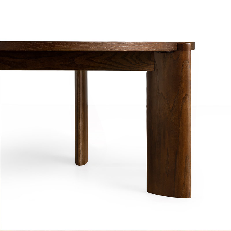 Modern Round Coffee Table with Three-Legged Design