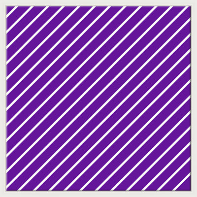 "Homage to Stella" - mauve par David Phoenix - cadre flottant, impression sur toile