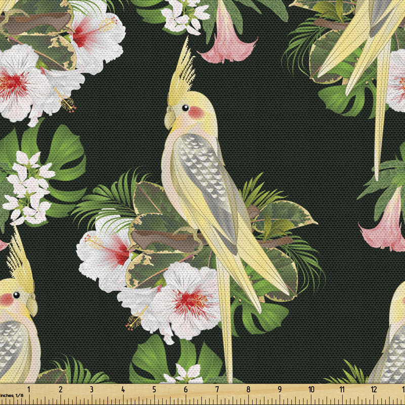 Multicolore, tissu jaune Ambesonne par The Yard, l 36 po x L 58 po