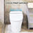 Heated Seat Toilet - 4 Levels Temp, Dual Flush System, Foot Sensor, Led Night , Compact Design Adjustable Flush, Infrared Bathroom