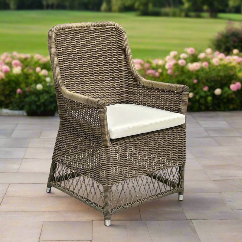 Chaise de salle à manger d'extérieur Sharmeta
