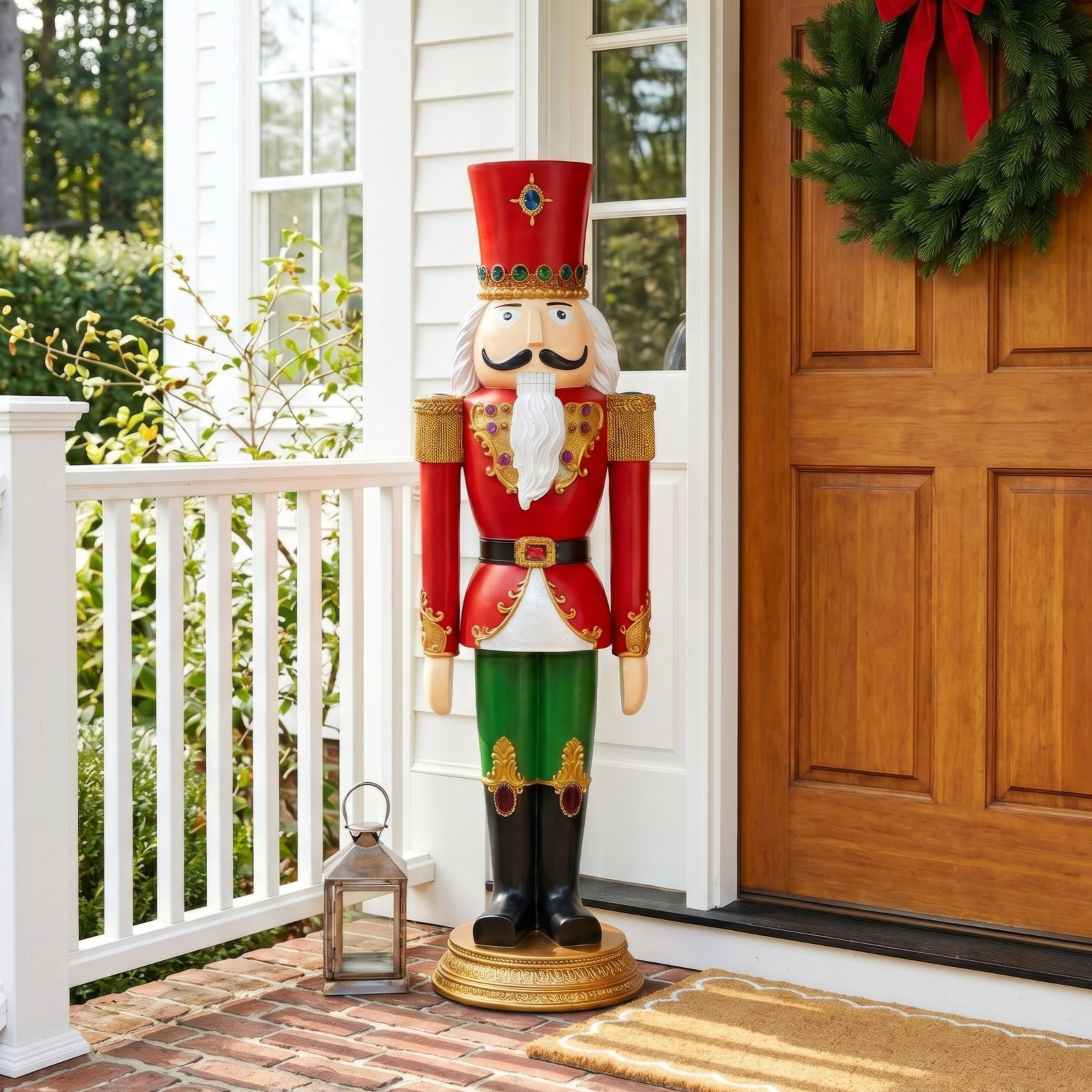 Regal Outdoor Nutcracker Statue