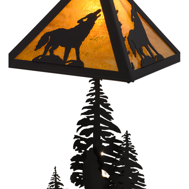 Rustic Lodge Table Lamp