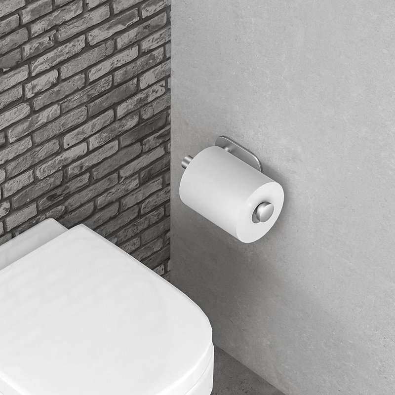 Wall Mounted Toilet Paper Holder, Brushed Nickel