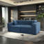 Canapé confortable à compression en velours avec coussin moelleux pour la détente-47461895