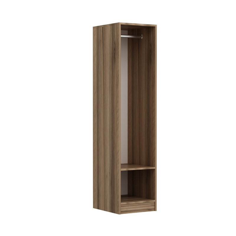 Elina Manufactured Wood Wardrobe, 190cm H x 45cm W x 52cm D