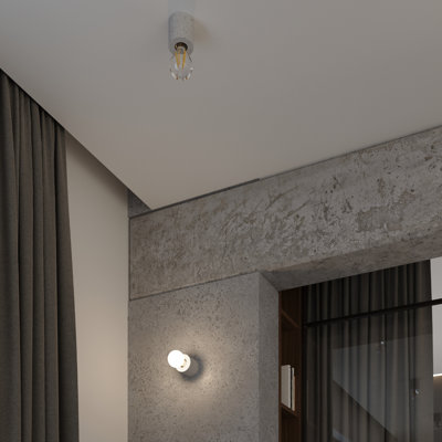 Salgado Concrete Flush Mounted Sconce