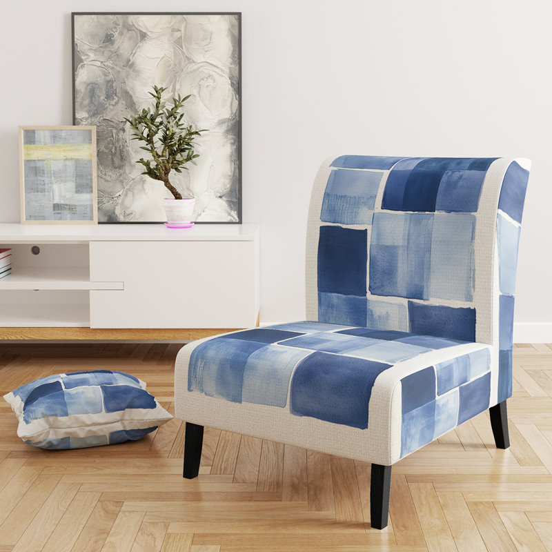 Fauteuil de chambre Abstract Modern, Slipper Armless