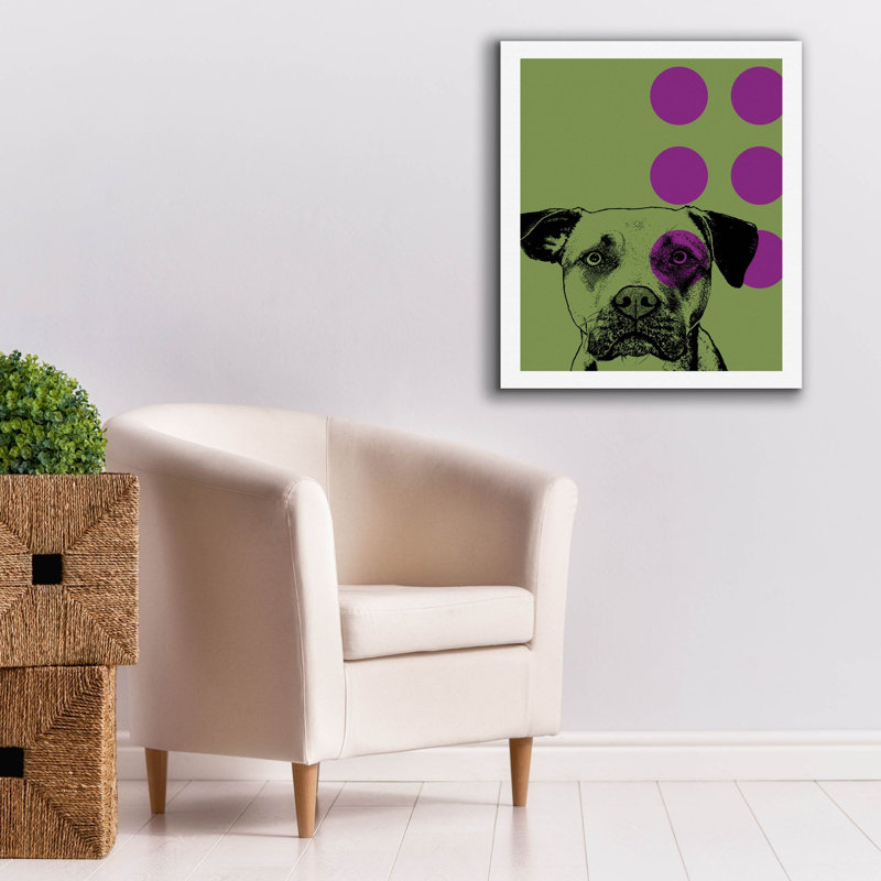 'Spot Green' by Dean Russo Studios, Canvas Wall Art, 30" H x 26" W x 1.5" D