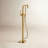 Delara 1 Handle Bathroom Freestanding Tub Filler with Diverter-48890326