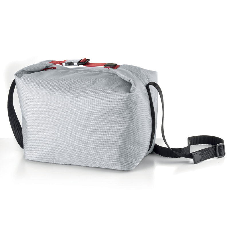 Refroidisseur à pique-nique isolé, service pour 2, Blanc, H 8,3 po x l 13,8 po x P 7,5 po