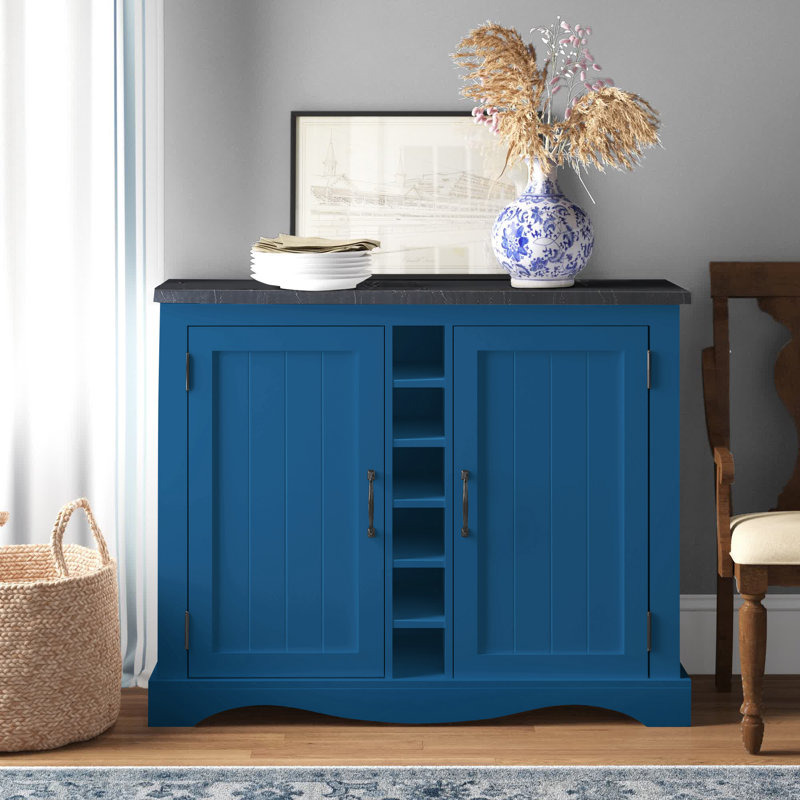 Aurelia 47.25'' Bar Cabinet, Grayish White