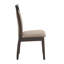 Chaise parsons Charan en gris