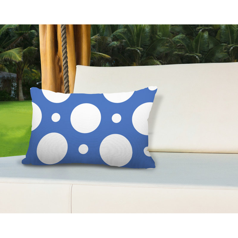 Housse et insert de coussin rectangulaire d'extérieur Fisk, Bleuet des champs