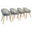 Como 6 - Person Eucalyptus Solid Wood Patio Dining Set Umbrella Hole Included Oval Table
