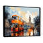 «Red Beige City London Popart I» sur toile-1827745876-1828540091