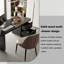 Bureau laqué noir mat luxueux 62,99 po-133270810