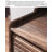 Solid Carbonized Paulownia Wood Shoe Cabinet with Roller Shutters-2132985261