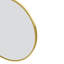 Glass D-Shaped Wall Full Length Mirror