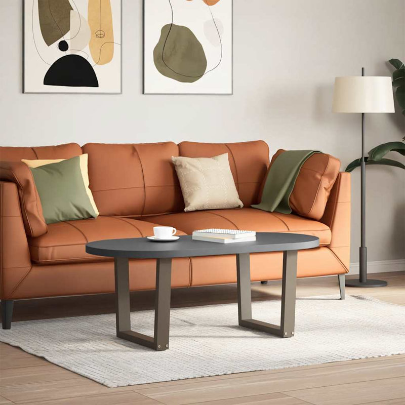 Dining Table Legs V-Shape 2 Pcs Steel, Natural, 43.3cm H x 50cm W