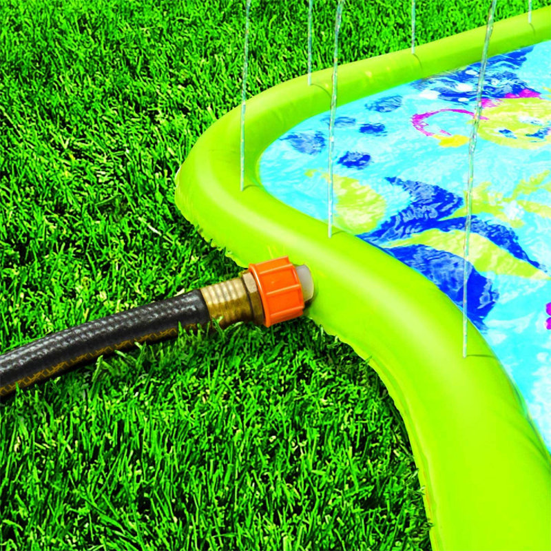Tapis de jeu gonflable avec glissade pour enfants Banzai Splish 'N Splash