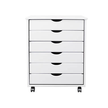 1pc 26l White Drawer Organizer with Metal Frame, Closet Organizers