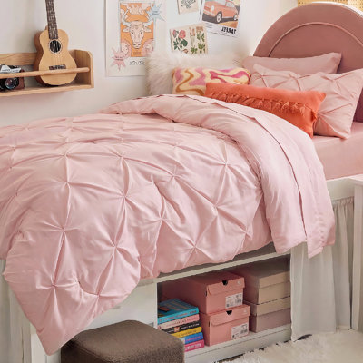 Bed-in-a-bag grand bourgogne avec ensemble de draps avec couvre-lits, taies d'oreiller et taies décoratives (ensemble de 7)