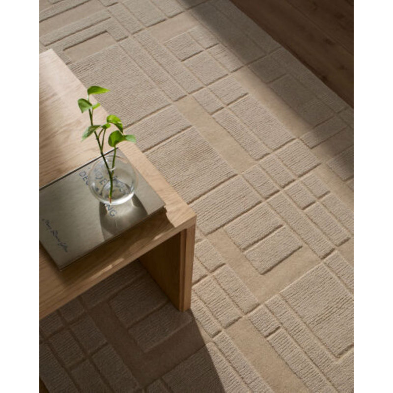 Frand Lloyd Wright Foundation X Surya Luxuries Handmade Rug, Rectangle 5' x 7'6"