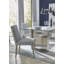 Chaise rembourrée en lin Donaho-61053363
