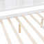 Lit double en bois avec lit gigogne, lit pour enfant avec tablette, blanc-160245133