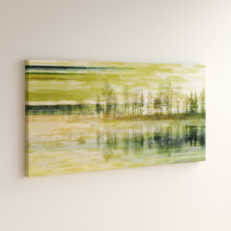 Tree by Parvez Taj - Wrapped Canvas Painting, 30cm H x 61cm W