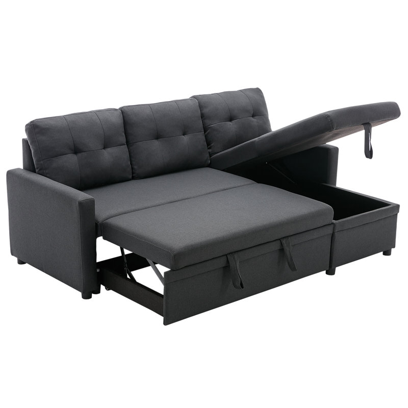 Alizia Corner Sofa, Navy Grey
