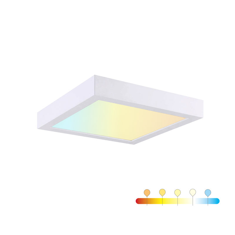 Plafonnier encastré à DEL 9 po, Blanc
